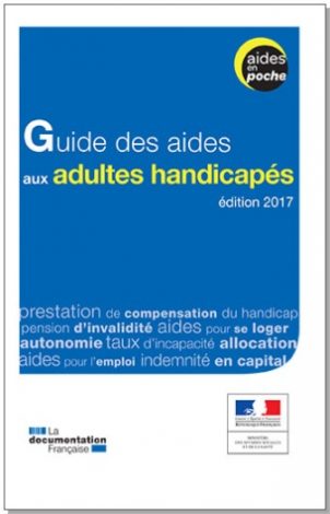 couverture du livre Guide des aides aux adultes handicapés