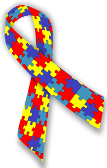 logo ruban autisme