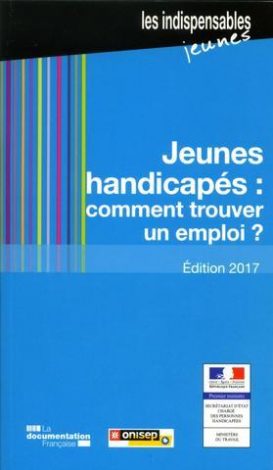 couverture livre jeunes handicapés comment trouver un emploi
