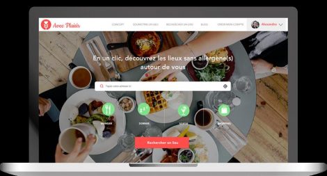 page d'accueil pour effectuer une recherche