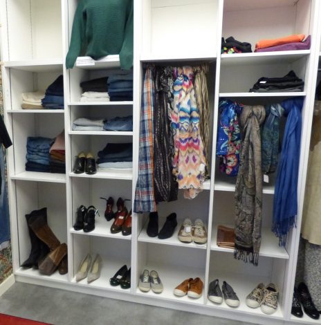 coin chaussures foulard