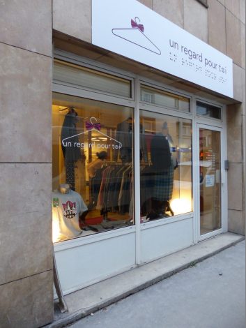 façade de la boutique