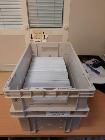 courriers à envoyer