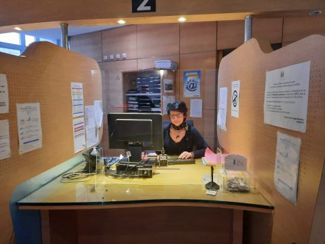 Patricia, agente d'accueil