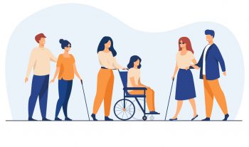 dessin de 6 personnes réunies